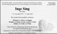 eine Anzeige